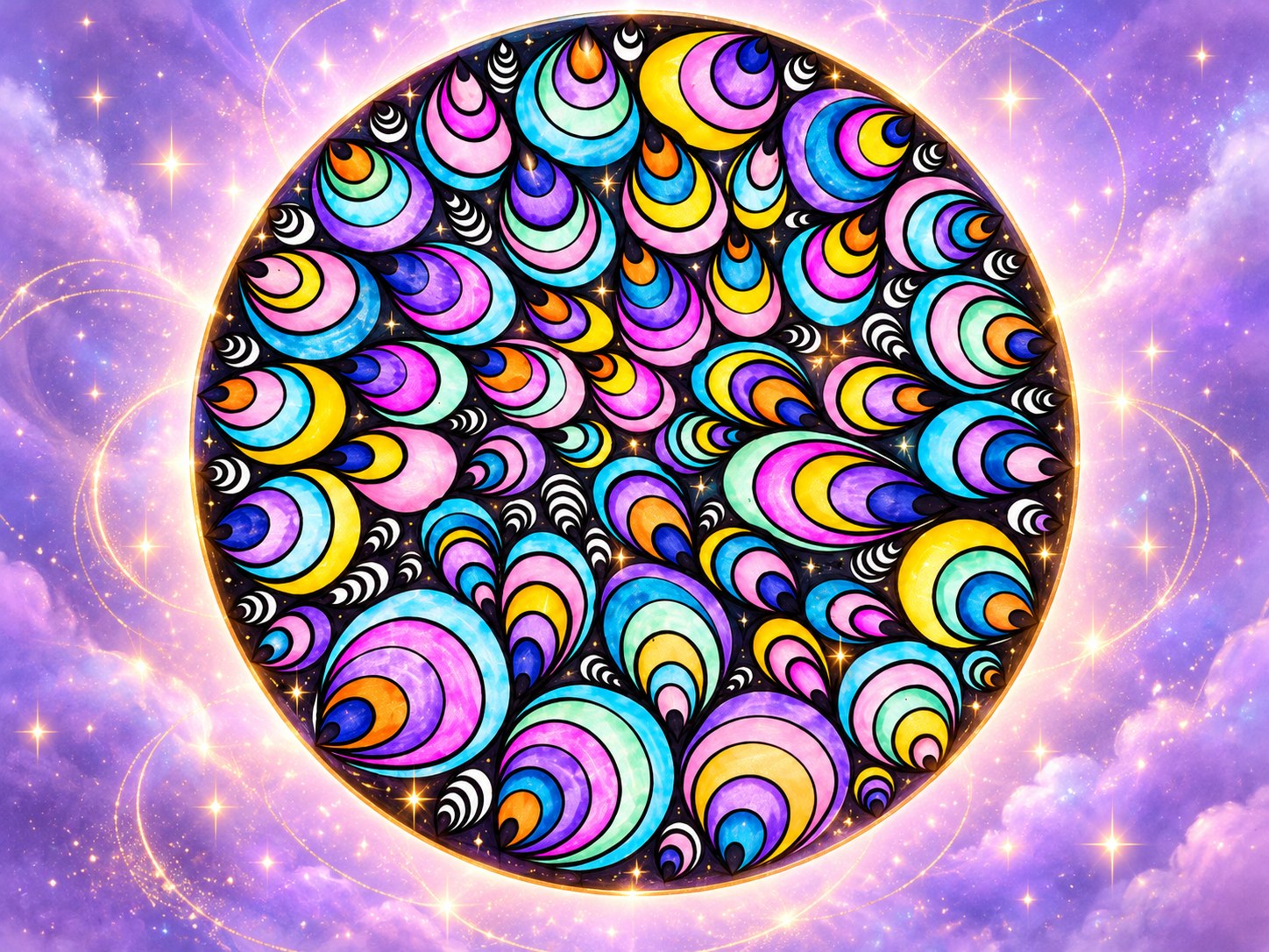 מנדלה בשיטת Magic Art